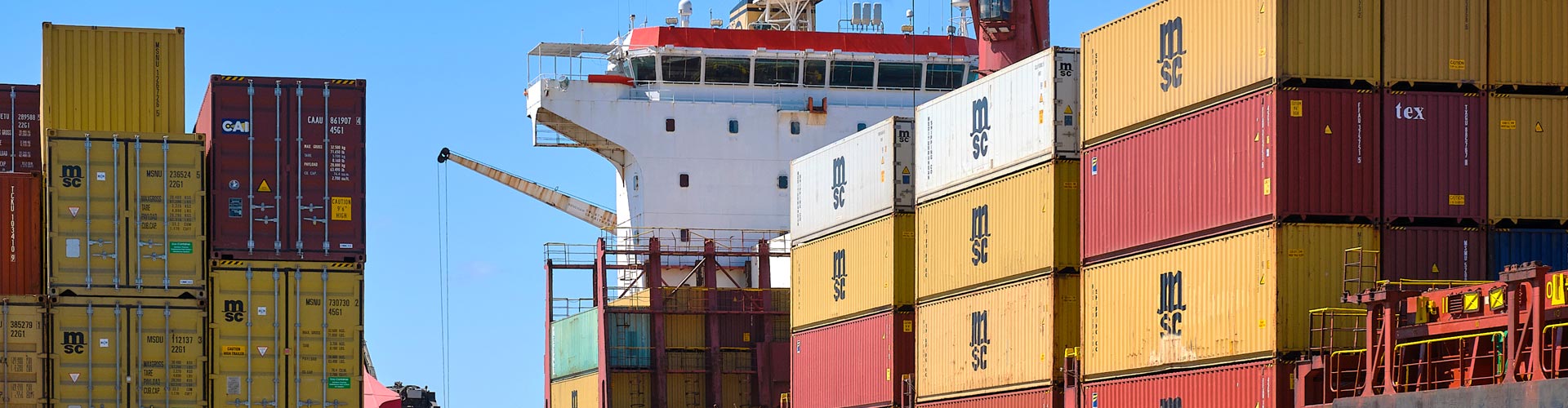 Cargo Containers background